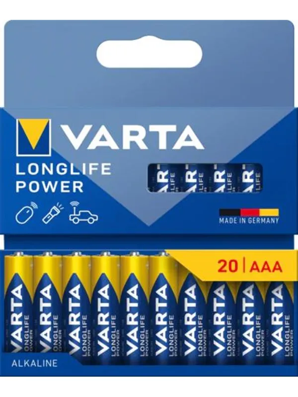 VARTA Longlife Power AAA - 20-pack