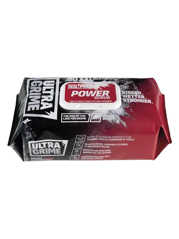 UNIWIPE UltraGrime Pro Power Scrub Wipes