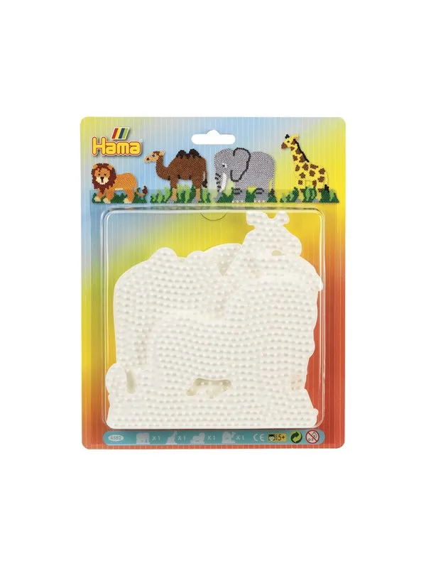 Hama Ironing Beads Pegboards - Animals 4pcs.