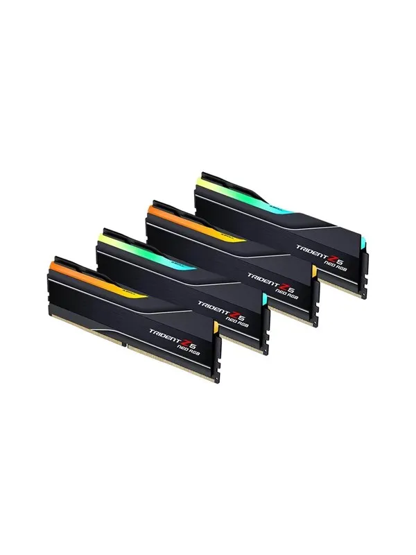 G.Skill Trident Z5 Neo RGB DDR5-6000 - 256GB - CL34 - Quad Channel (4 pcs) - AMD EXPO - Svart med RGB