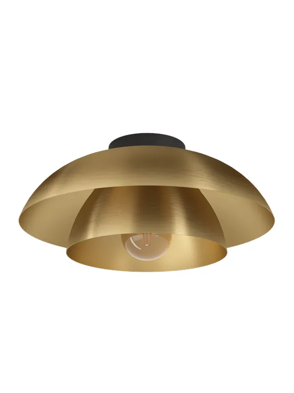 EGLO CENCIARA ceiling lamp black/brushed steel