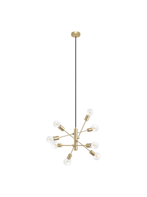 EGLO GRADOLI 1 pendant brushed brass