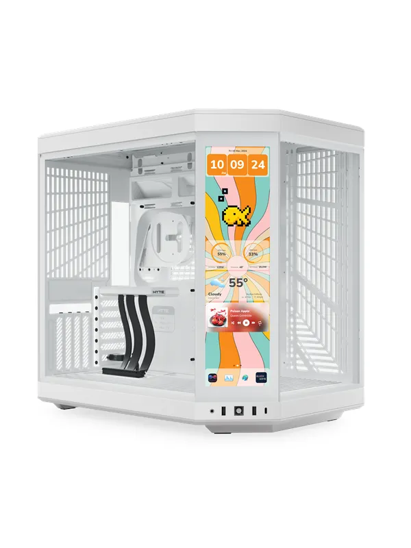 HYTE Y70 Touch Infinite - Snow White - Kabinett - Miditower - Hvit
