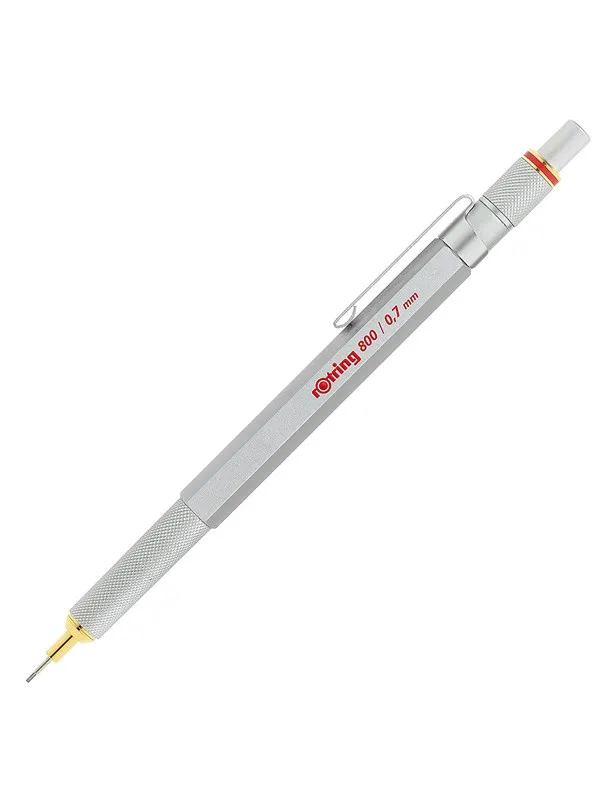 Rotring 800 Mechanical Pencil | 0.7 mm | Silver Metal Barrel