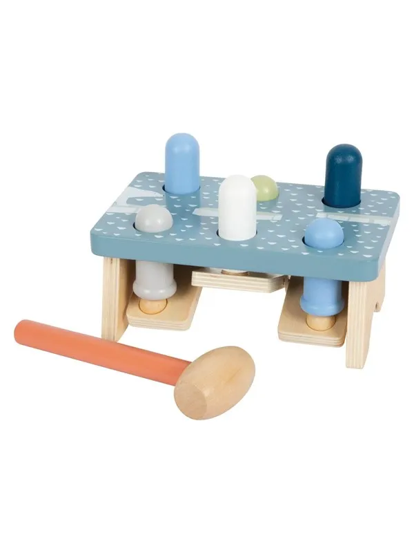 Small Foot - Wooden Hammer Bench Arctic 2 pcs.