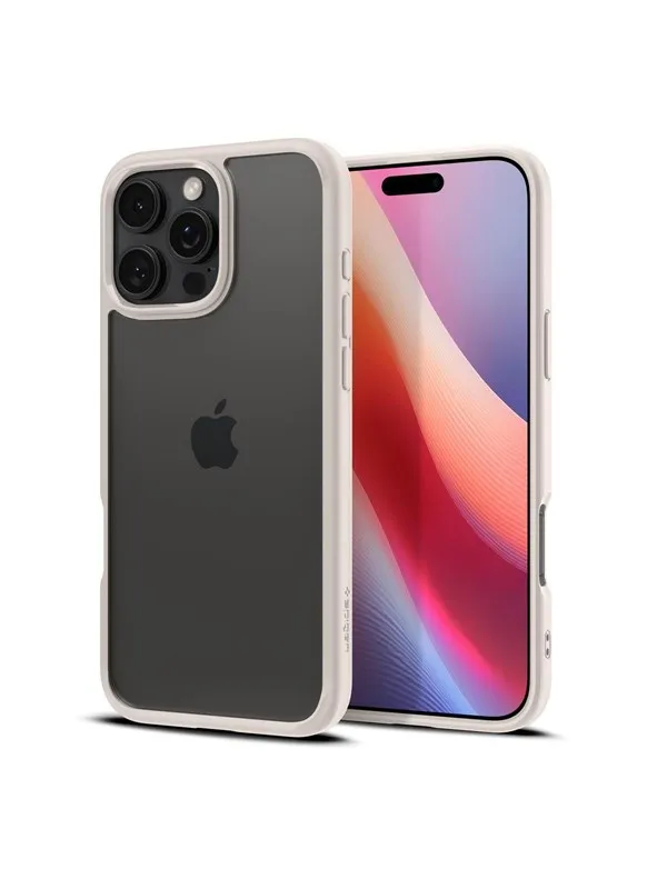 Spigen Ultra Hybrid - natural titanium - iPhone 16 Pro