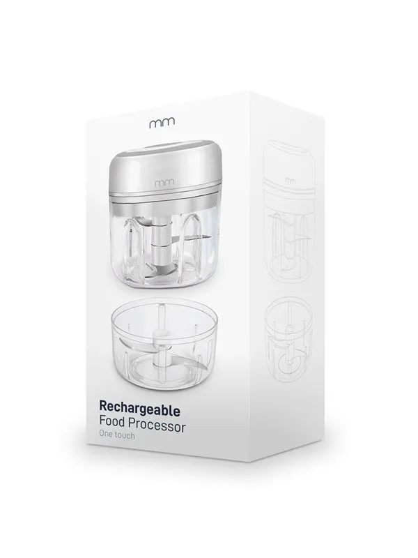 Mikamax Foodprosessor Rechargeable Food Processor