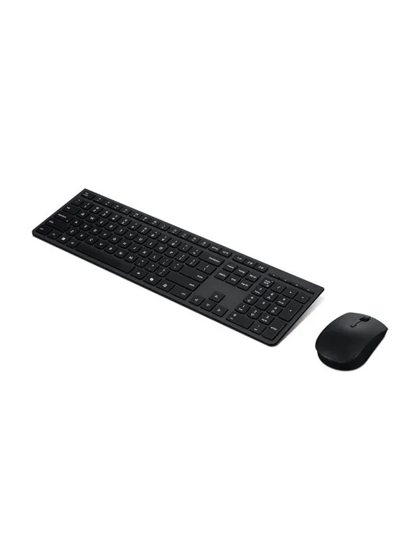 Lenovo Professional - keyboard and mouse set full size - QWERTY - Nordic - grey Input Device - Tastatur & Mussett - Nordisk - Grå