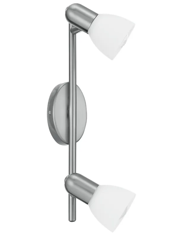 EGLO PALMA 2-spot brushed steel