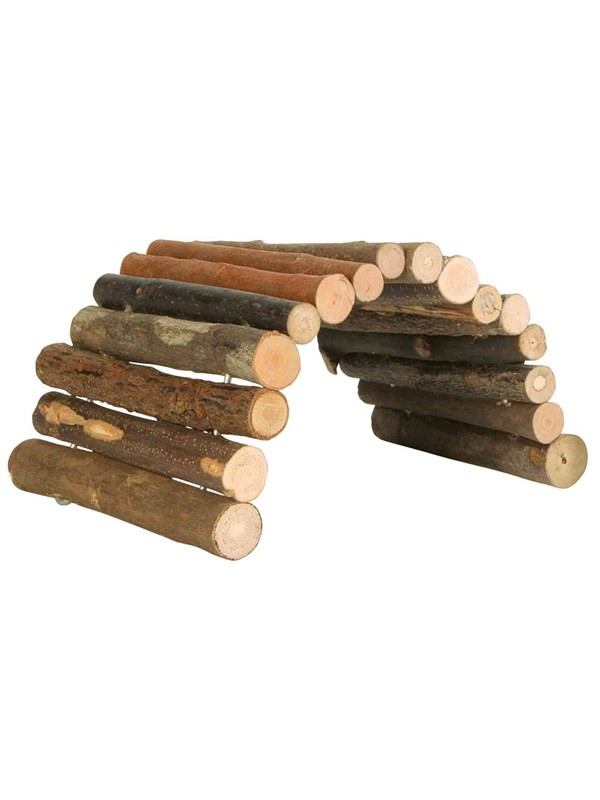 Trixie Flexible Bark Wood Bridge Small Animals 28x17cm