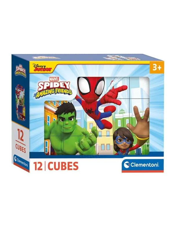 Clementoni Block Puzzle Spidey and His Amazing Friends 12pcs. Blokk