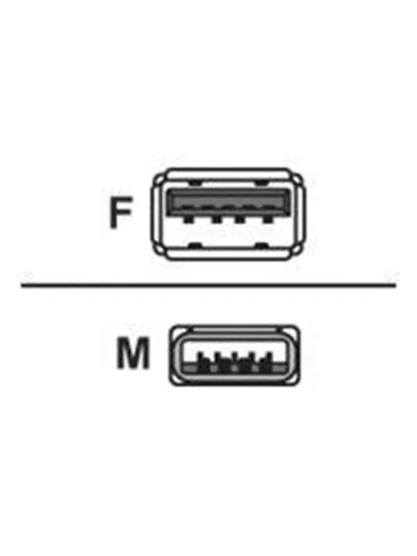 Unitek Y-C459BBK - USB extension cable - USB Type A to USB Type A - 2 m
