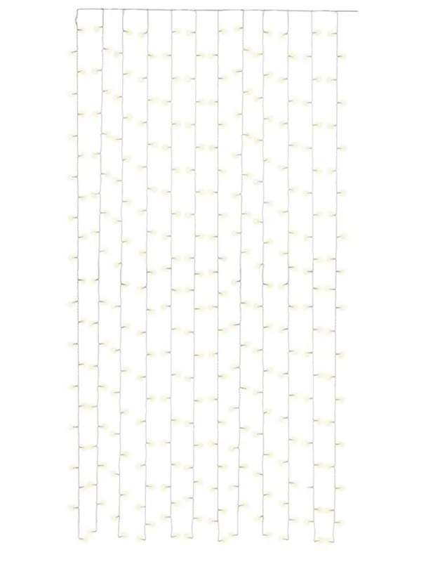 Goobay Light Curtain with 300 LEDs transparent 3 m - wi