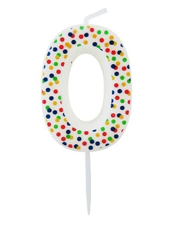 SCANSEASON Light with number 0. 7.5cm high