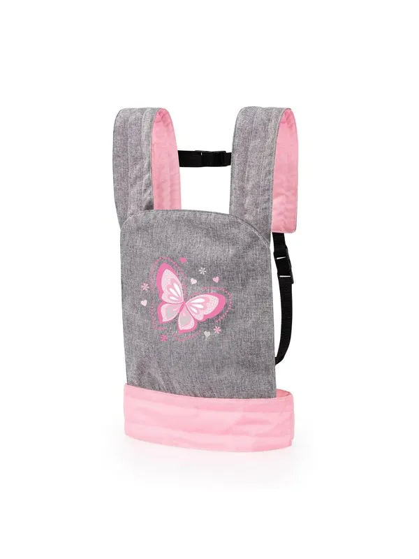 Bayer Design Doll Carrier - Grey/Pink