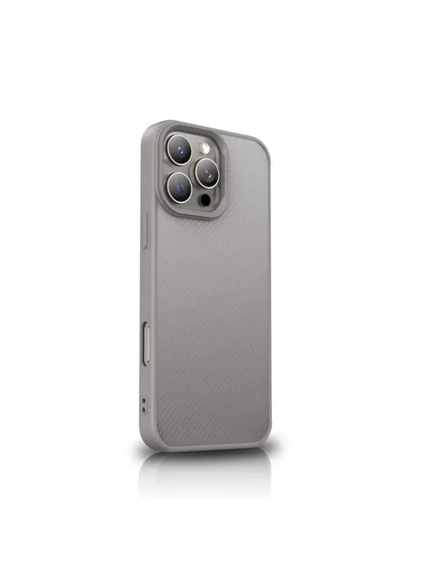 Wozinsky Carbon Fibre Case with MagSafe for Samsung Galaxy S25+ - Grey