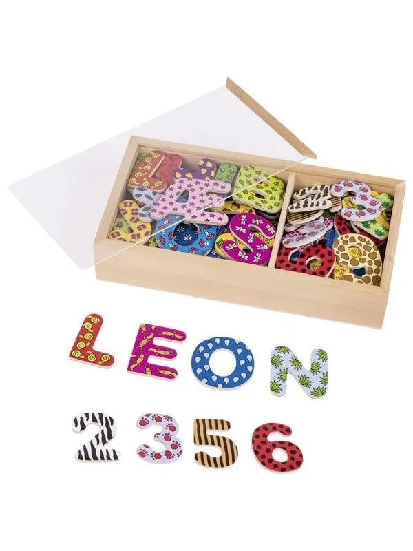 Goki - Magnetic Numbers & Letters 88pcs.