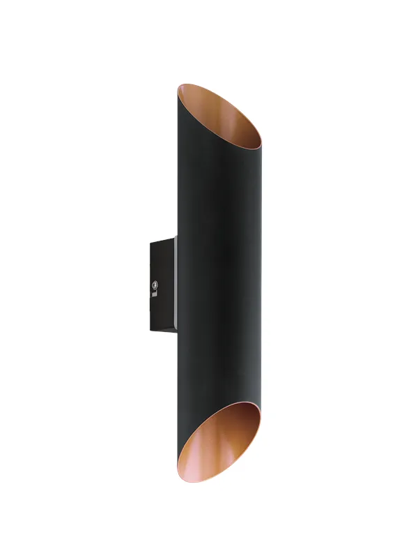 EGLO AGOLADA outdoor wall lamp black/copper