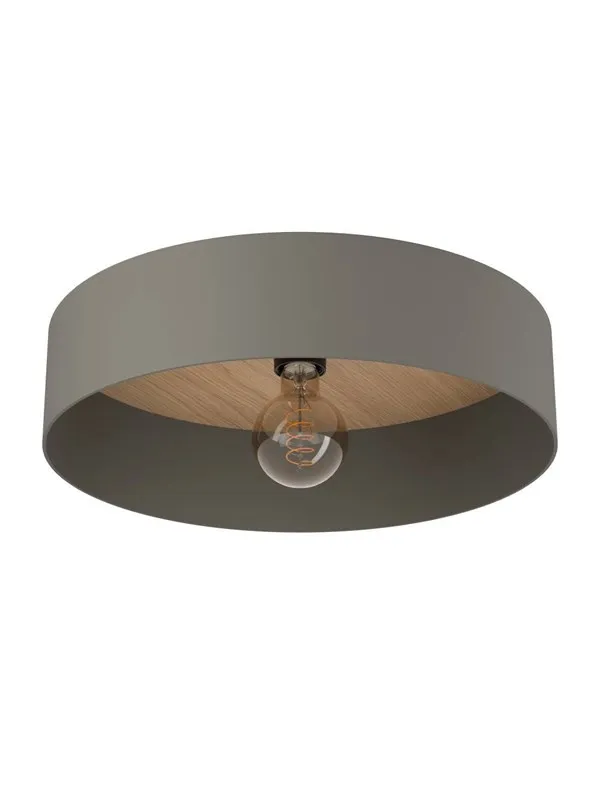 EGLO DUAIA TAKLAMPE UMBRA GREY/NATURLIG OPTIKK/BM