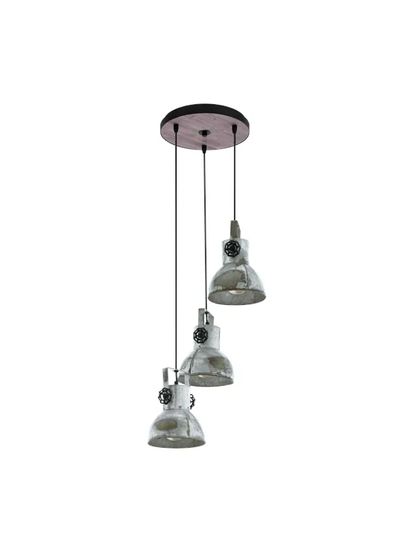 EGLO BARNSTAPLE cluster pendant zinc look