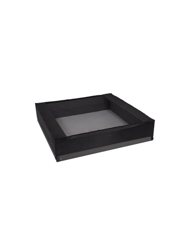 Nordic Play Sandbox meshcover 120x120x20 cm black