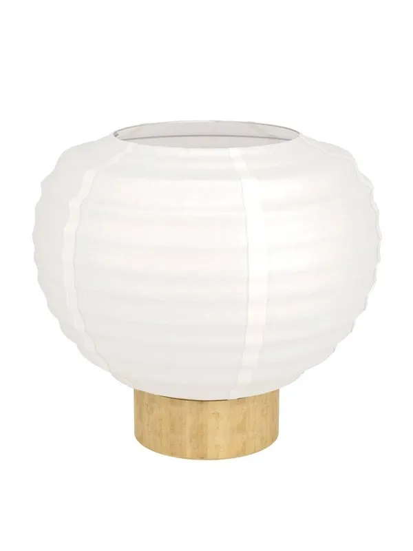 EGLO SUMMERHILL BORD H200 E27 TRE/HVIT PAPIRSKJERM FSC