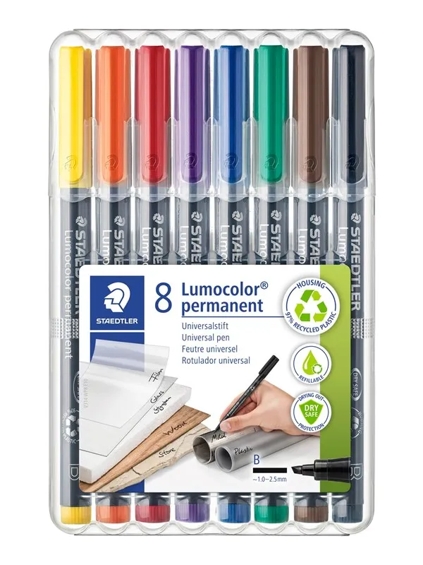 Staedtler Universal pen Lumocolor perm B 8pcs