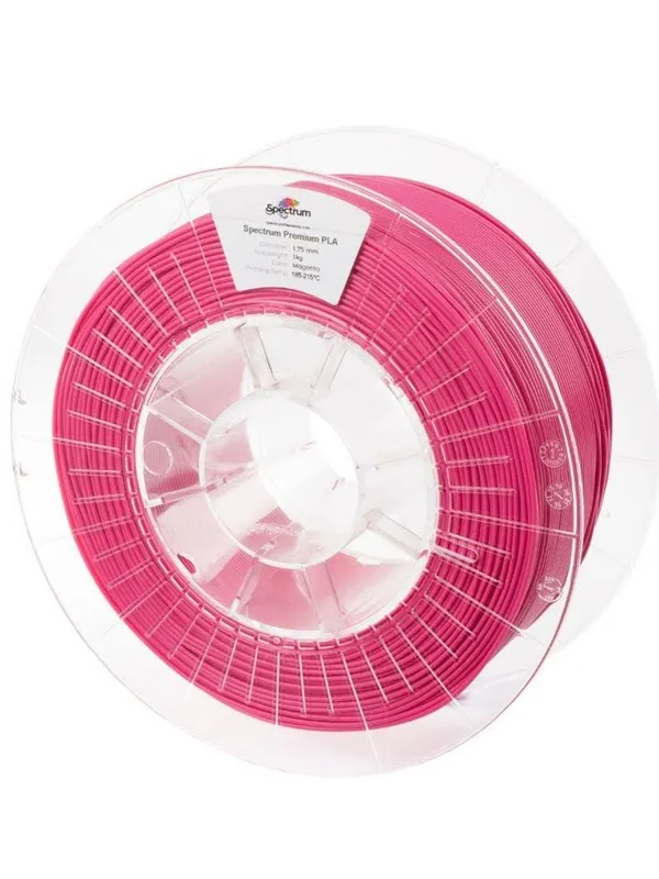 Spectrum 3D Filament / PLA Premium / â 1.75 mm / Magenta / Pink Rosa / 1 kg