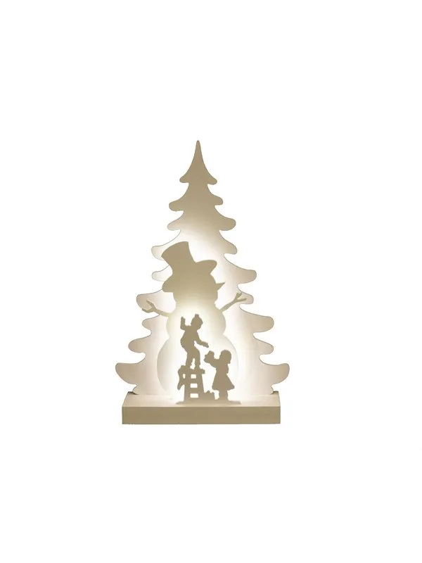 NORDIC WINTER Christmas silhouette 3D LED - Snowman