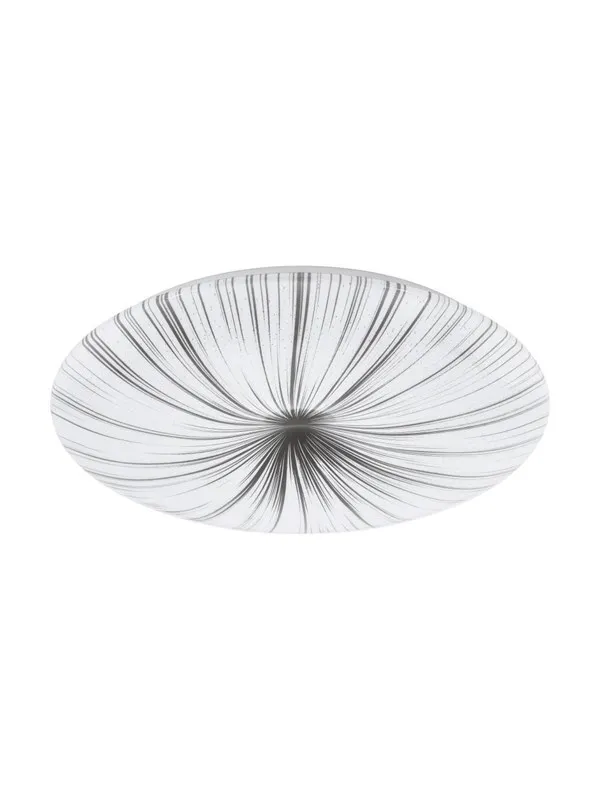 EGLO NIEVES TAKLAMPE Ø510 3710LM HVIT/SØLV