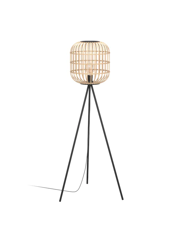 EGLO BORDESLEY floor lamp black
