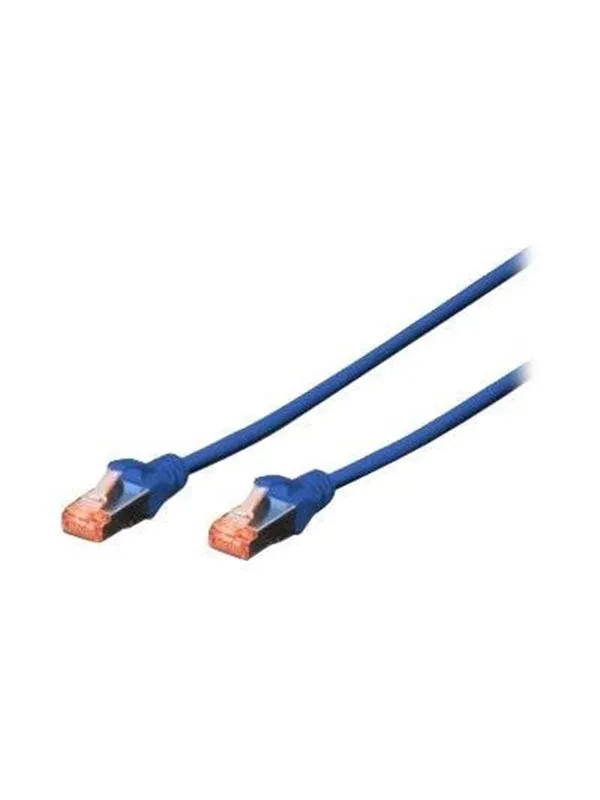 DIGITUS Patch Cable - patch cable - 3 m - blue RAL 5017 - 3m