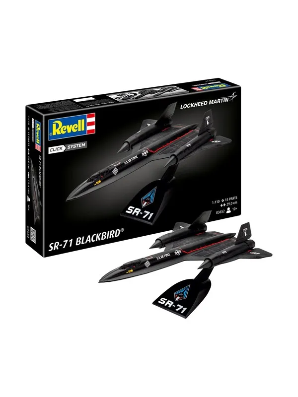 Revell Model Building Kit - Lockheed SR-71 Blackbird - 15dlg.