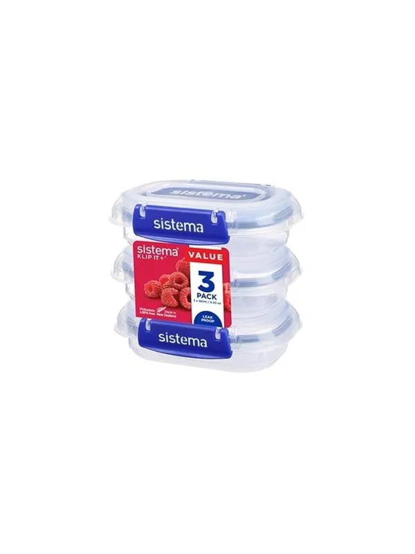 Sistema Rectangle Klip It Plus 3Pack 180ml