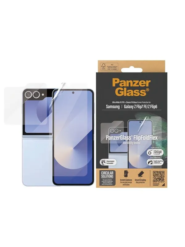 PanzerGlass Screen Protector Samsung Galaxy Z Flip7 FE | Flip6 | Glass & Film