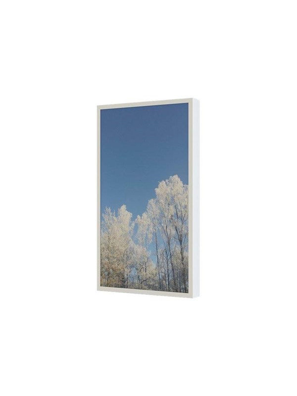 HI-ND EASY - mounting kit - for digital signage LCD panel - portrait - white - Max - recommended for 85"