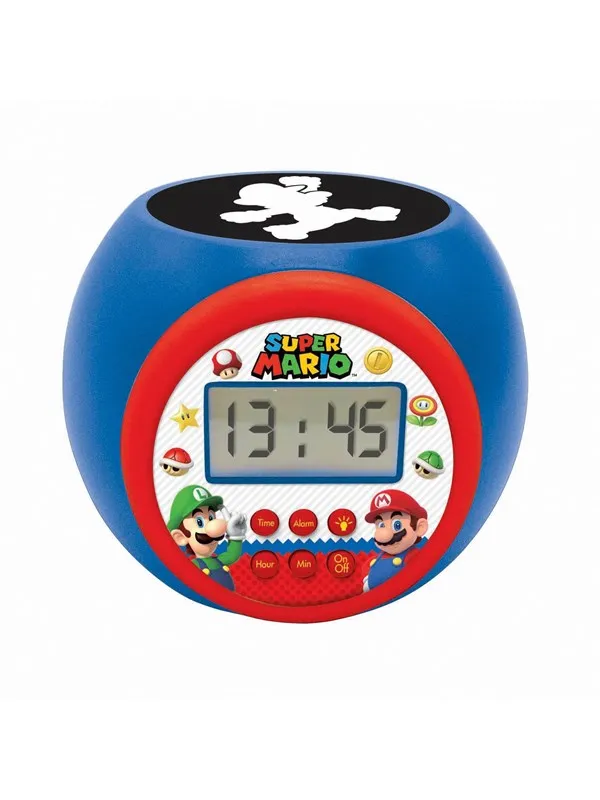Mario Super  Projector Alarm Clock with Timer