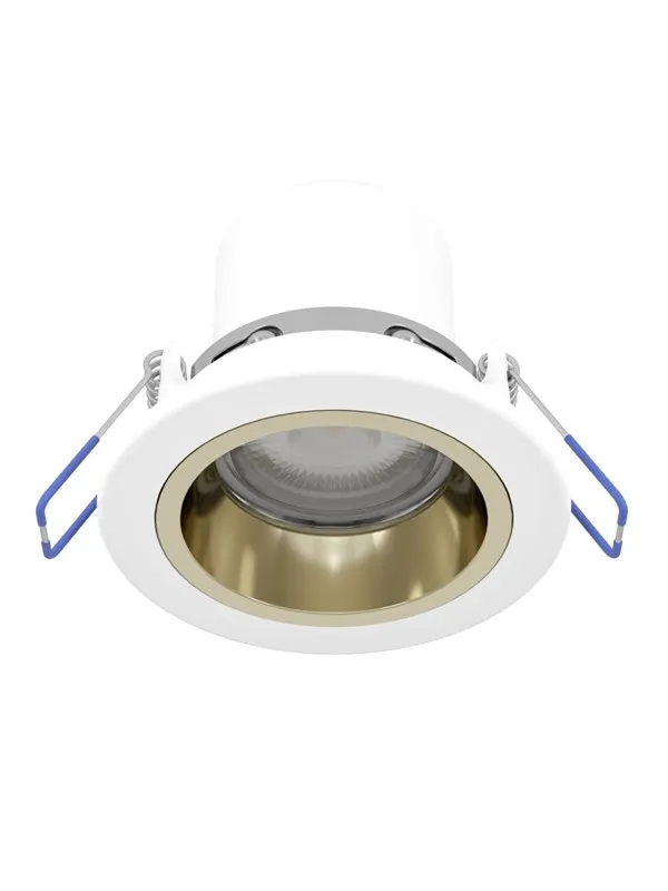 EGLO YEBRA-Z MATTER recessed spot Ø87 RGB/CCT 490lm white/gold