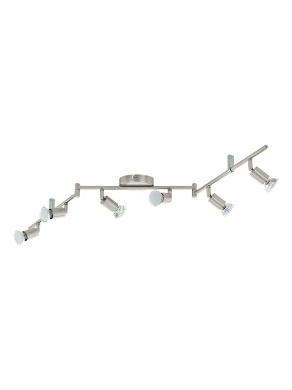 EGLO BUZZ LED spot rail 6L brushed brass