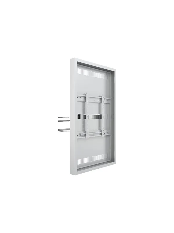 Multibrackets M Pro Series enclosure - for digital signage panel - medium - white - Max 30 kg - recommended for 55"