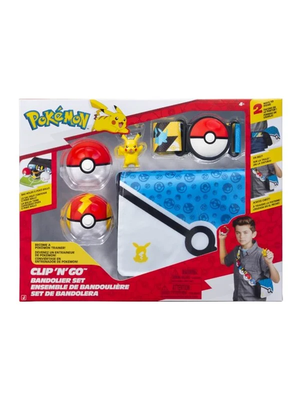 Pokemon Clip 'N' Go Pikachu Bandolier Set