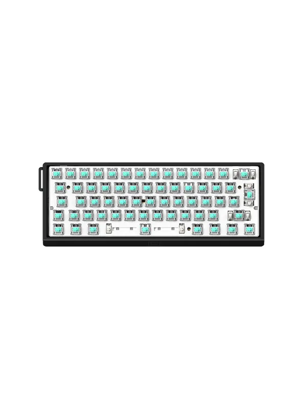 Wooting 60HE v2 - ISO - Non-Split - Aluminum - Gamingtastatur - Uten numpad - ISO - Svart
