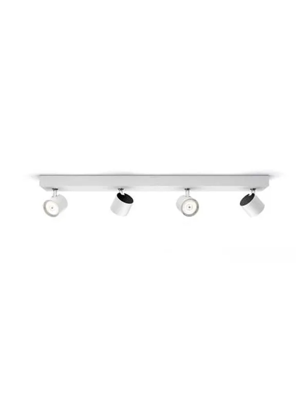 Philips Star spotskinne, LED 4x4,5W, hvit