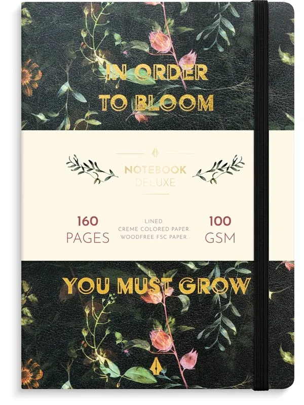 Burde Notebook Deluxe A5 flower