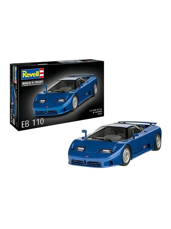 Revell Model Building Kit - Bugatti EB110 1:24 - 148dlg.