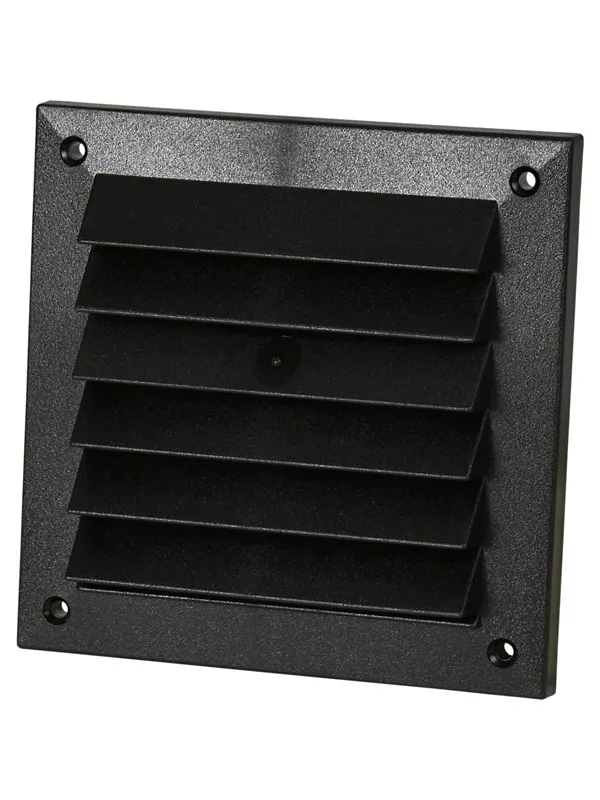 Fresh Brick grid 150x150 mm, Black plastic