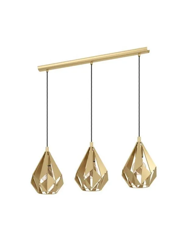 EGLO CARLTON LANGBORD 3XE27 GULD