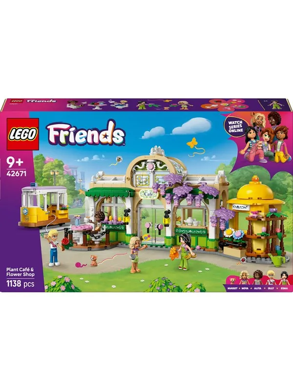 LEGO Friends 42671 Kafé med blomsterbutikk