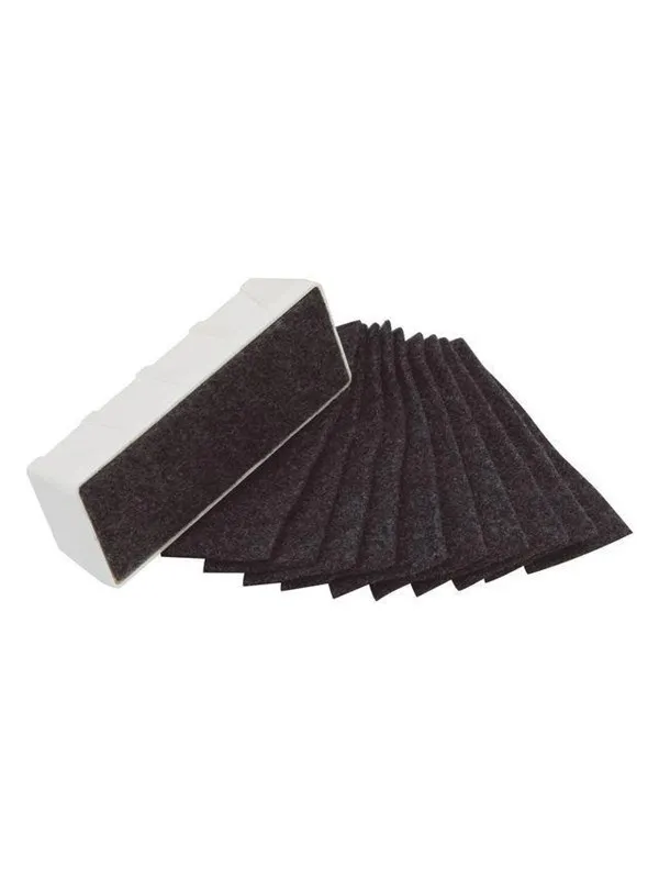 BRIGHTOFFICE Whiteboard eraser refill 10 pcs.