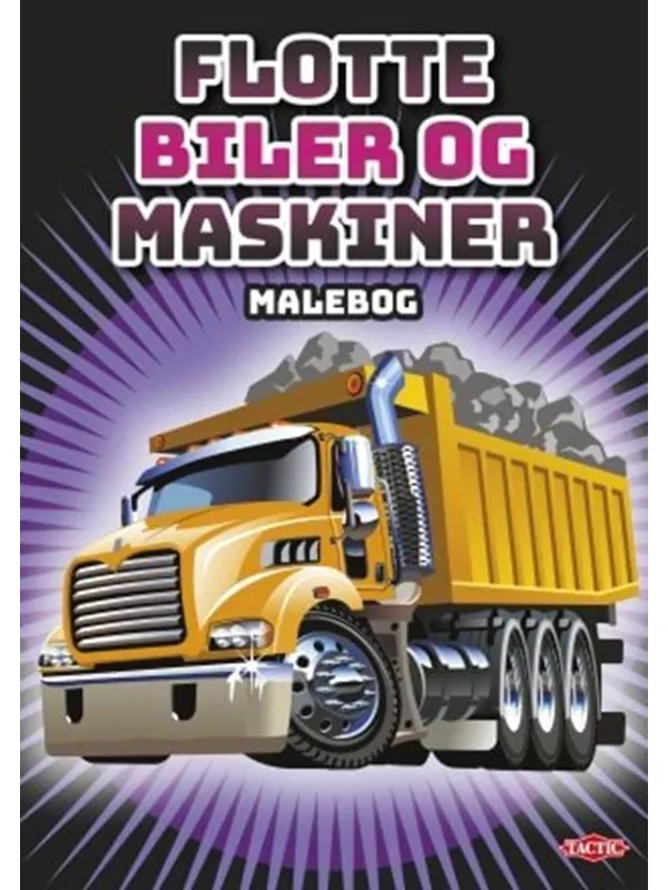 Tactic Flotte biler og maskiner malebog